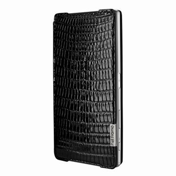 Sony Xperia Z5 Premium Piel Frama FramaSlim Nahkakotelo Lisko Musta