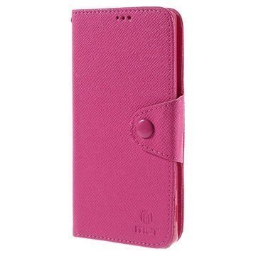 Sony Xperia Z5 Premium Xperia Z5 Premium Dual MLT Lompakkokotelo Kuuma Pinkki