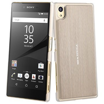 Sony Xperia Z5 Roxfit Titanium Slim Shell Kuori Kulta