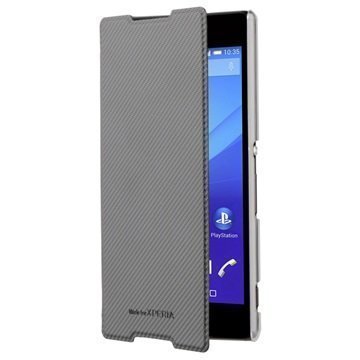 Sony Xperia Z5 Roxfit Ultra Slim Book Kotelo Musta