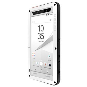 Sony Xperia Z5 Xperia Z5 Dual Love Mei Powerful Hybrid Suojakuori Valkoinen