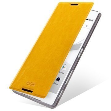 Sony Xperia Z5 Xperia Z5 Dual Mofi Rui Series Läppäkuori Keltainen