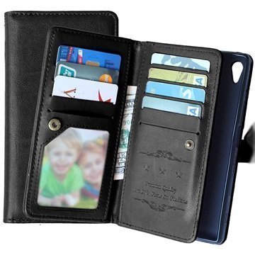 Sony Xperia Z5 Xperia Z5 Dual Multifunctional Wallet Case Black