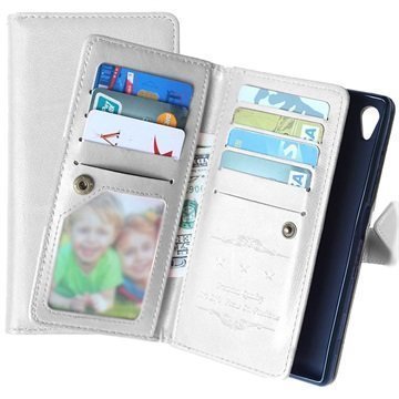 Sony Xperia Z5 Xperia Z5 Dual Multifunctional Wallet Case White