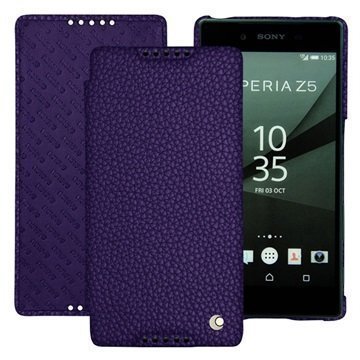 Sony Xperia Z5 Xperia Z5 Dual Noreve Tradition D Nahkainen Läppäkotelo Ambition Koboltti