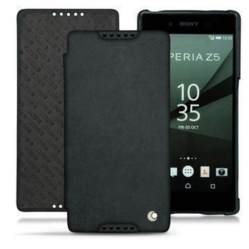 Sony Xperia Z5 Xperia Z5 Dual Noreve Tradition D Nahkainen Läppäkotelo Exception Tumma Vintage