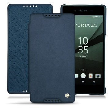 Sony Xperia Z5 Xperia Z5 Dual Noreve Tradition D Nahkainen Läppäkotelo Exception Vintage Farkku