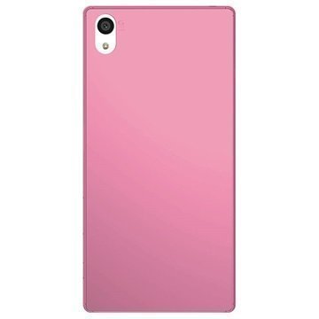 Sony Xperia Z5 Xperia Z5 Dual Puro 0.3 Ultra Slim Silikonikotelo Pinkki