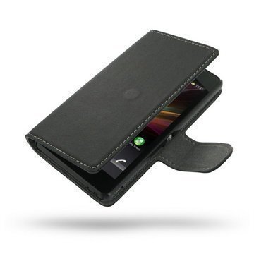 Sony Xperia ZR PDair Leather Case 3BSYZRB41da Musta