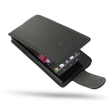 Sony Xperia ZR PDair Leather Case 3BSYZRF41da Musta