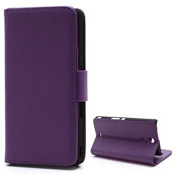 Sony Xperia ZR Wallet Nahkakotelo Violetti
