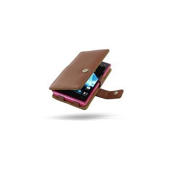 Sony Xperia acro S PDair Leather Case Brown