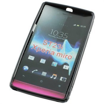 Sony Xperia miro S-Curve TPU Case Black