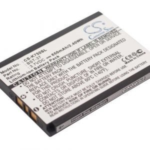 SonyEricsson BST-37 yhteensopiva akku 650 mAh