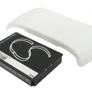 SonyEricsson Xperia Play tehoakku erillisellä laajennetulla valkoisella takakannella 2600 mAh