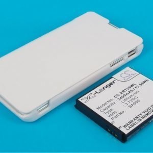 SonyEricsson Xperia TX tehoakku erillisellä laajennetulla valkoisella takakannella 3400 mAh