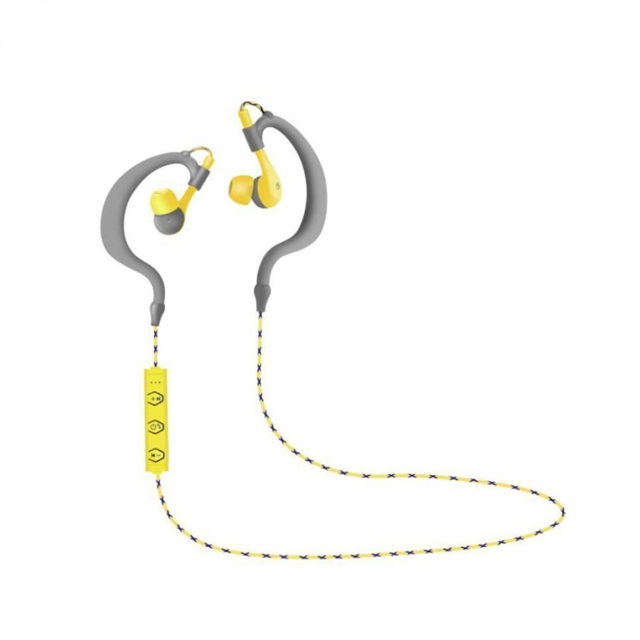 Souyo Bt136 Langattomat Bluetooth Kuulokkeet Mikrofonilla Harmaa / Keltainen
