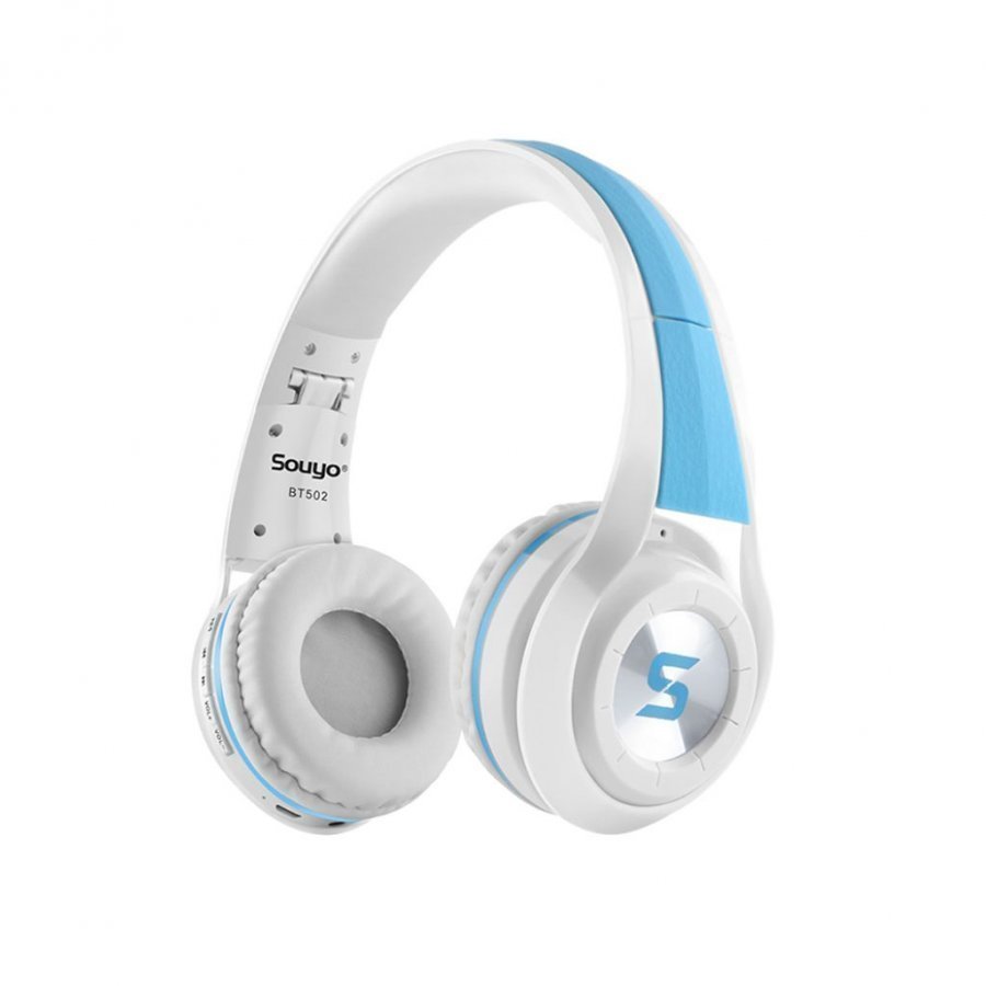 Souyo Bt502 Taitettavat Bluetooth 4.0 Stereo Kuulokkeet Musta / Punainen