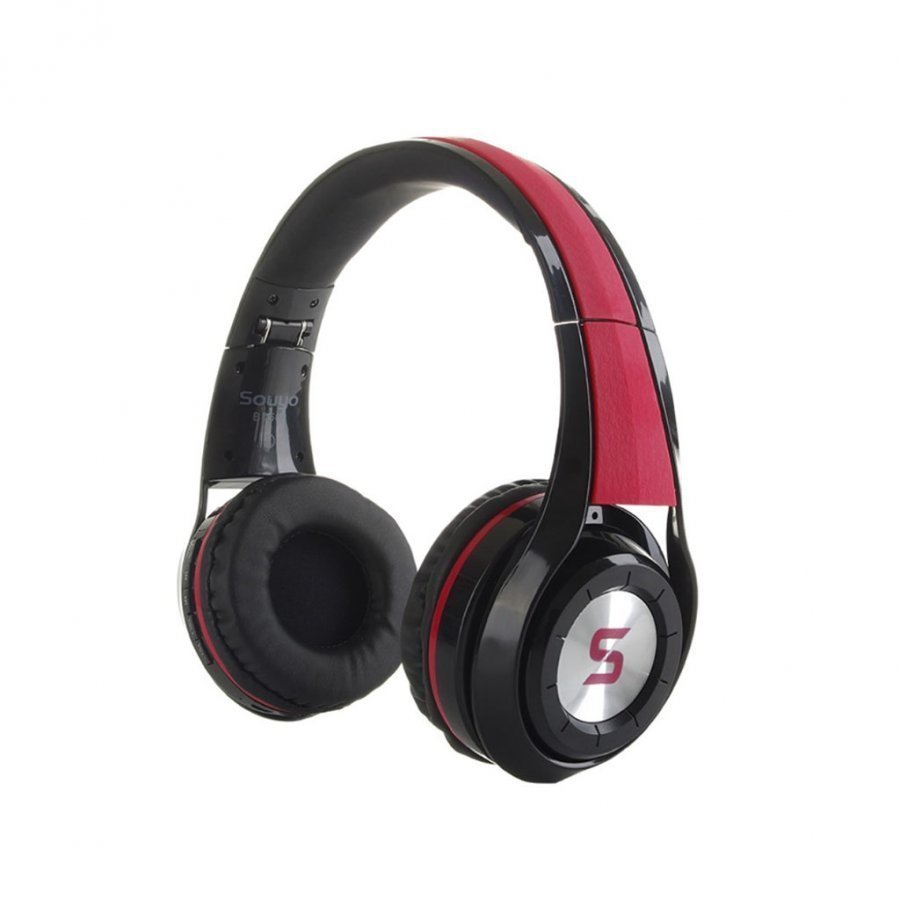 Souyo Bt502 Taitettavat Bluetooth 4.0 Stereo Kuulokkeet Musta / Punainen