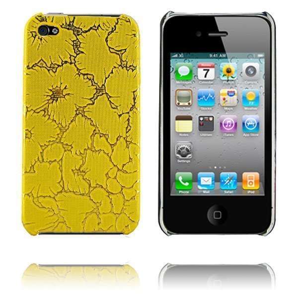 Spider Keltainen Iphone 4 Suojakuori