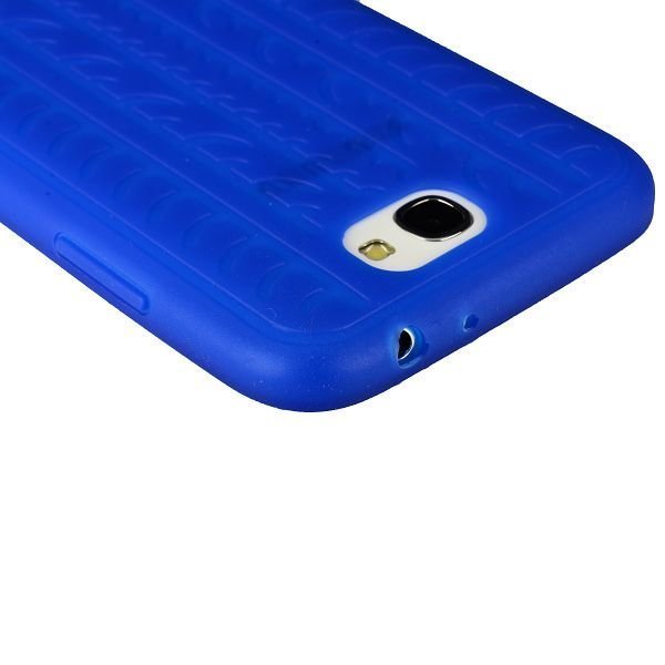 Star Tire Sininen Samsung Galaxy Note 2 Silikonikuori
