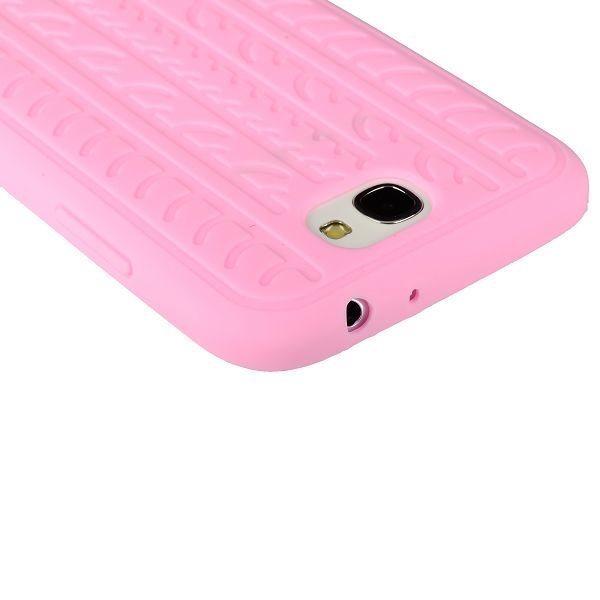 Star Tire Vaaleanpunainen Samsung Galaxy Note 2 Suojakuori
