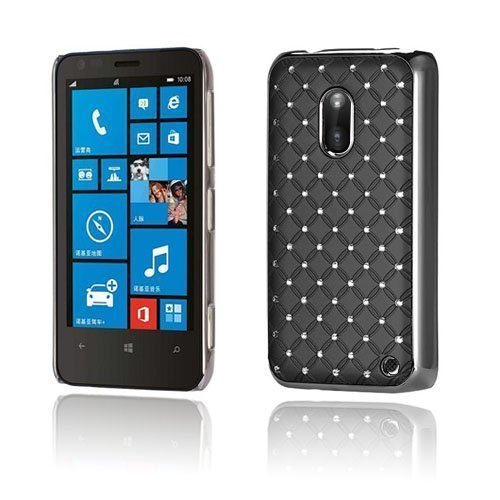 Stars Musta Nokia Lumia 620 Suojakuori