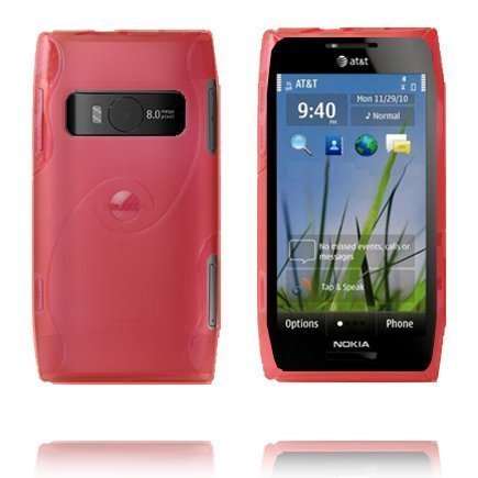 Storm Punainen Nokia X7 Silikonikuori
