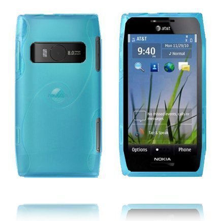 Storm Vaaleansininen Nokia X7 Silikonikuori