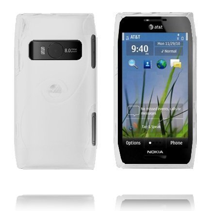 Storm Valkoinen Nokia X7 Silikonikuori