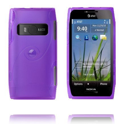 Storm Violetti Nokia X7 Silikonikuori