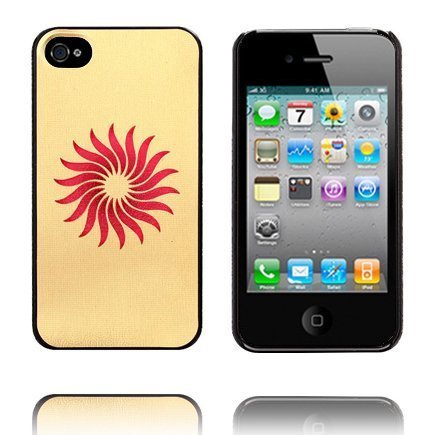 Sun Keltainen Pinkki Aurinko Iphone 4 / 4s Suojakuori