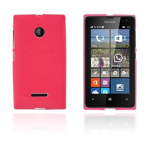 Sund Microsoft Lumia 532 Suojakuori Kuuma Pinkki