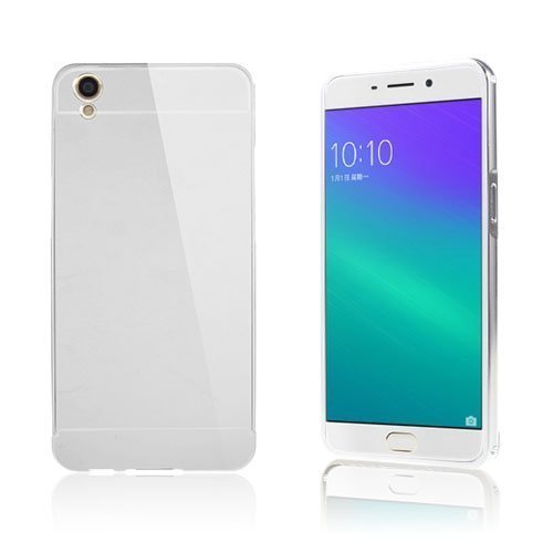 Sund Oppo R9 Alumiini Seos Kuori Hopea