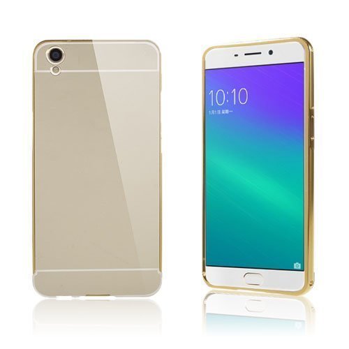 Sund Oppo R9 Alumiini Seos Kuori Kulta