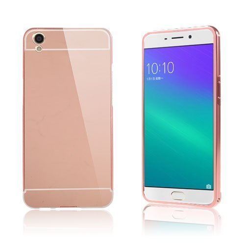 Sund Oppo R9 Alumiini Seos Kuori Kuuma Pinkki Kulta