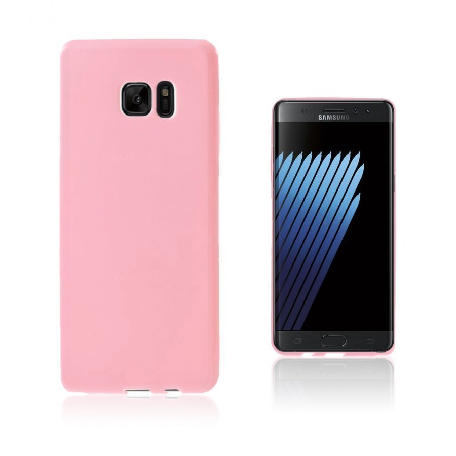 Sund Samasung Galaxy Note7 Yksivärinen Joustava Geeli Muovikuori Pink