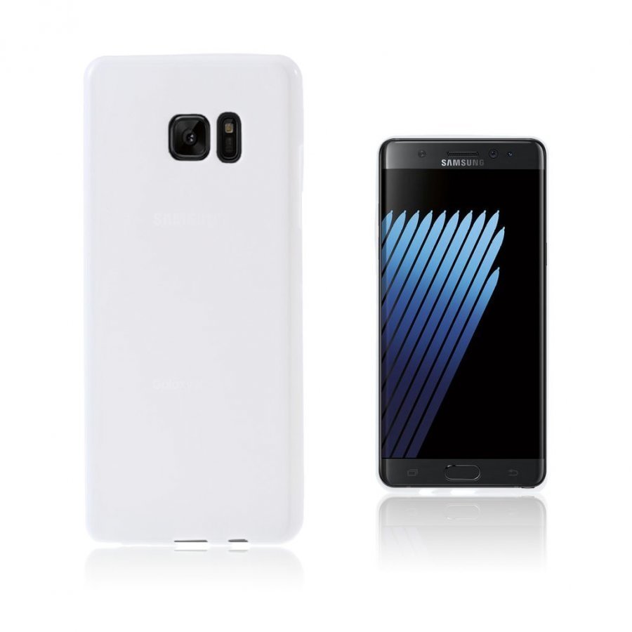 Sund Samasung Galaxy Note7 Yksivärinen Joustava Geeli Muovikuori Valkoinen