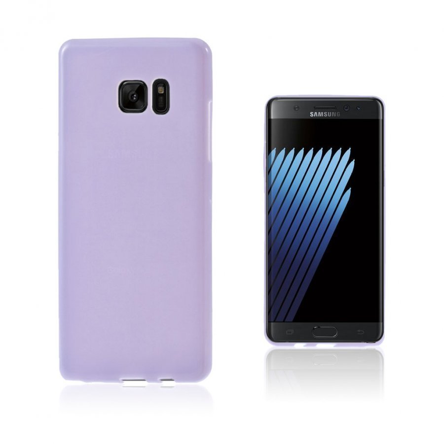 Sund Samasung Galaxy Note7 Yksivärinen Joustava Geeli Muovikuori Violetti