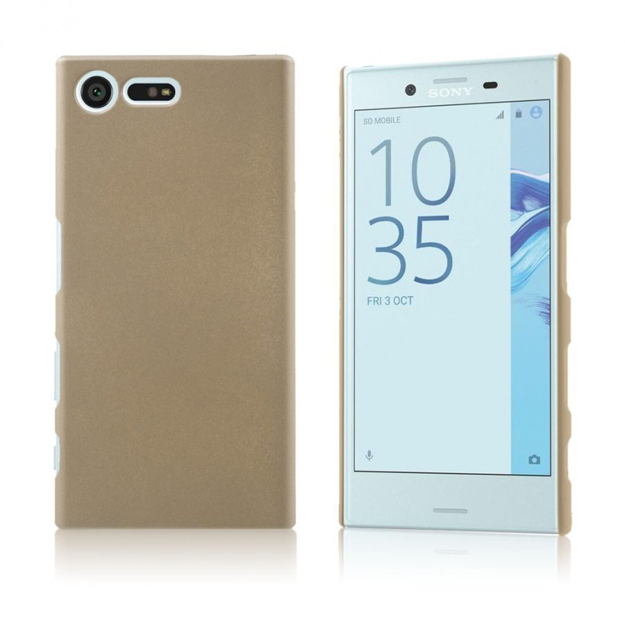 Sund Sony Xperia X Compact Kuminen Muovikuori Kulta