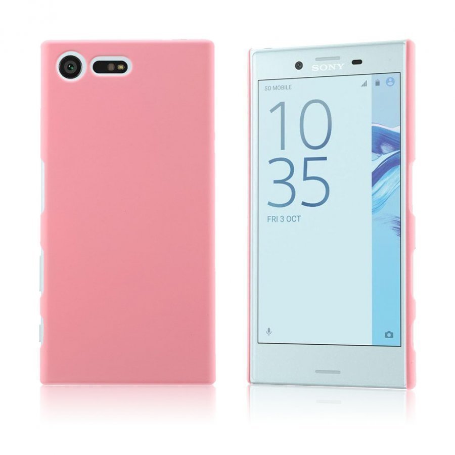 Sund Sony Xperia X Compact Kuminen Muovikuori Pinkki