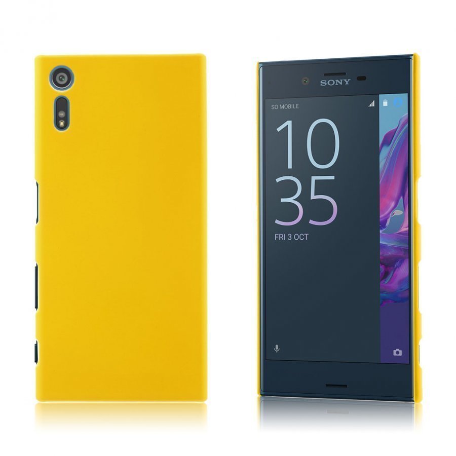 Sund Sony Xperia Xz Kuminen Kuori Keltainen