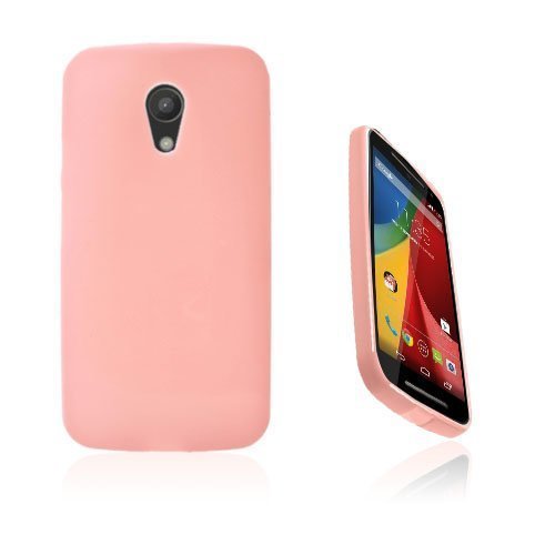 Sund Vaaleanpunainen Motorola Moto G2 Suojakuori