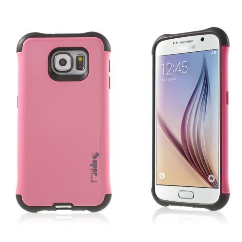 Super Cool Samsung Galaxy S6 Suojakuori Pinkki
