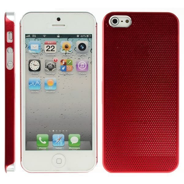 Supra Alu Suojakuori Punainen Iphone 5 Alumiininen Suojakuori