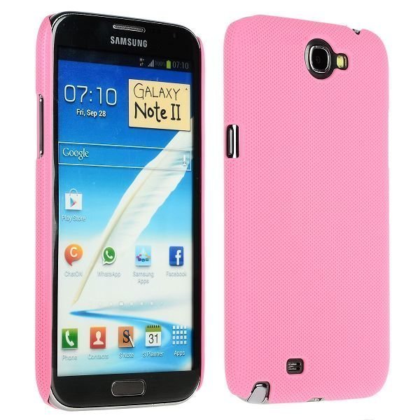 Supra Vaaleanpunainen Samsung Galaxy Note 2 Suojakuori