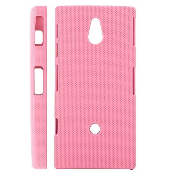 Supra Vaaleanpunainen Sony Xperia P Suojakuori