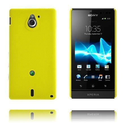 Supreme Vaaleankeltainen Sony Xperia Sola Suojakuori