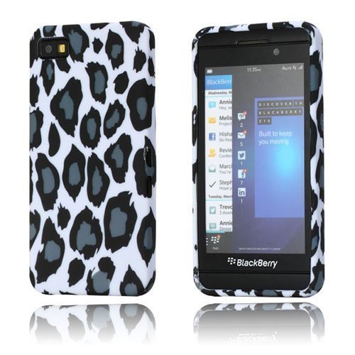 Symphony Harmaa Leopardi Blackberry Z10 Suojakotelo