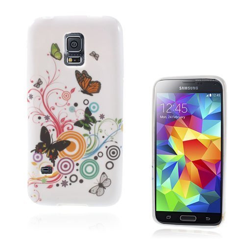 Symphony Kolme Perhosta Samsung Galaxy S5 Mini Suojakuori